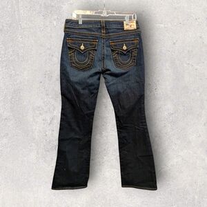 True Religion BECKY" Y2K Women's Dark Blue Boot Cut Jeans